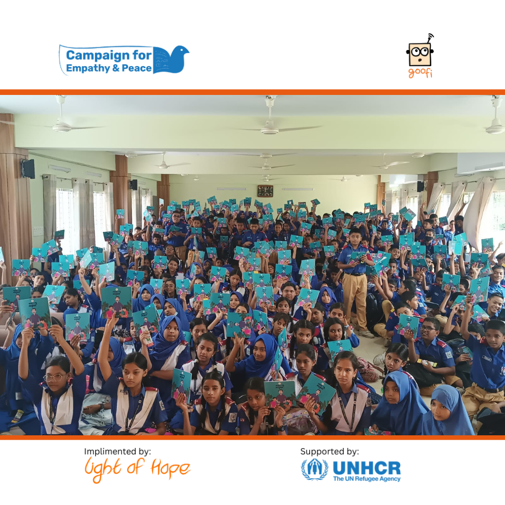 goofi light of hope school campaign activation agency bangladesh